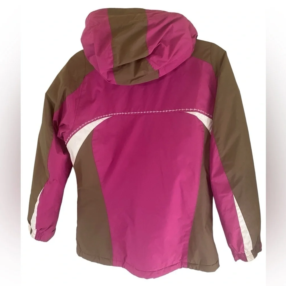 Columbia-Small Women’s Windy Ridge Winter Snow/Ski Jacket fuchsia/brown. VG cond - Picture 9 of 16